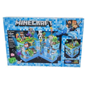 اسباب بازی لگو ماینکرافت 898 قطعه مدل 696 Minecraft _اسباب بازی لگو